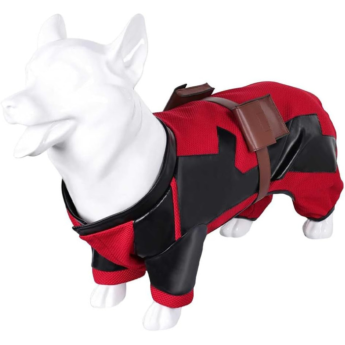 Костюм для собаки, одяг для тварин, Dead Wade, косплей, Хелловін, карнавал, розмір S, червоний