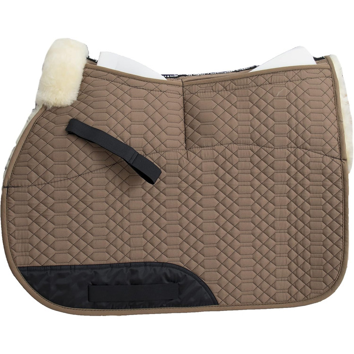 Підкова Engel Reitsport SCHABRA1AP-D-SCH: підкова з ламінової овчини, чорна, середнього розміру для конкурного верхового лижника