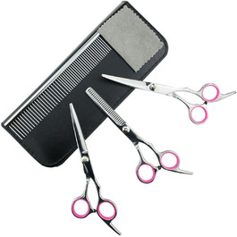 Набір професійних ножиць для грумінгу собак та котів Minkissy (4 шт.)