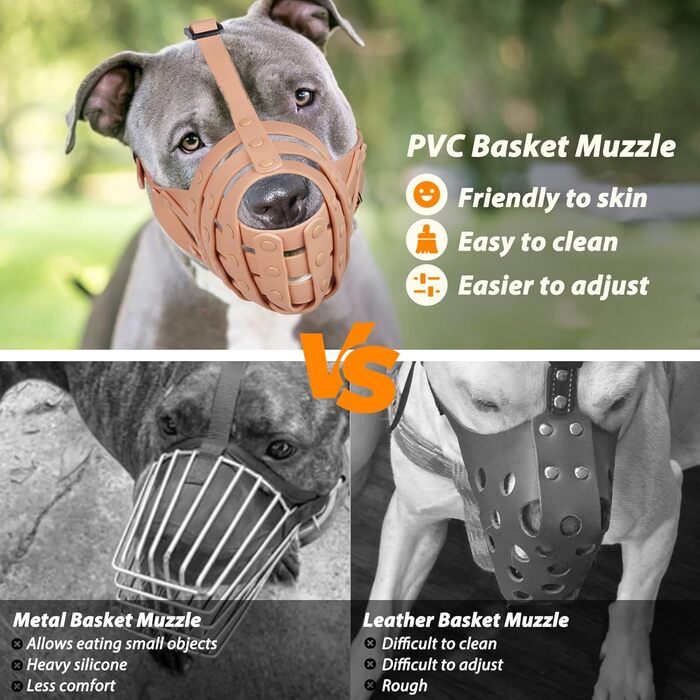 Майерзон Намордник для собак Пітбуль, Ротвейлер, Стаффордширський тер'єр. Захист від укусів, дресирування, грумінг. Зелений, бежевий.