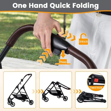 Фантаск 3-в-1 Візок для собак, переноска, сумка-переноска до 15 кг з регульованим тентом, кошиком та тримачем для напоїв, візок для домашніх тварин, складна конструкція, візок для собак, котів, домашніх тварин (Чорний)