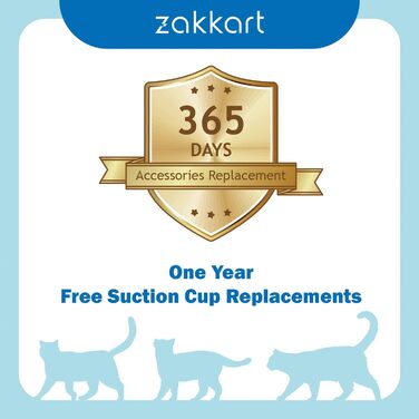 Котяча лежанка-гамак для вікна Zakkart, складна, бездротова, на блискавці, знімний машинне прання чохол, металевий каркас, для великих котів і кошенят, біла, 2 шт, середній розмір