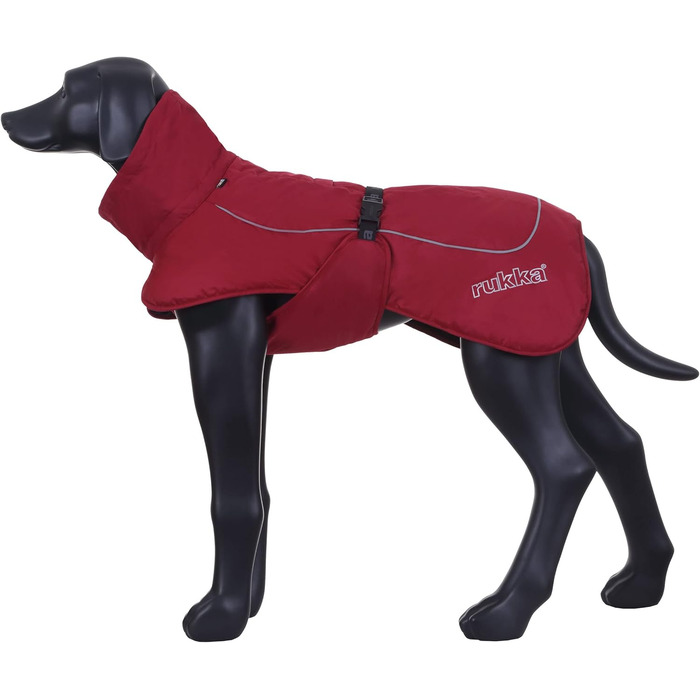 Дощовик для собак Rukka Pets Stormy Coat, бордовий, 65 см
