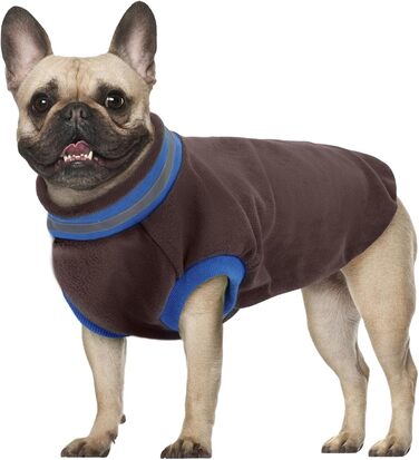 Теплий зимовий теплий костюм для собак середнього розміру, теплий костюм для собак на осінь/зиму (колір: коричневий, розмір: M)