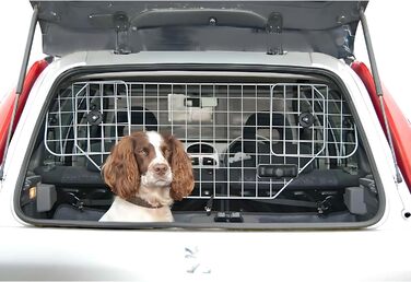 Сітка для собак у багажник авто, регульована металева сітка-перегородка, захист для тварин