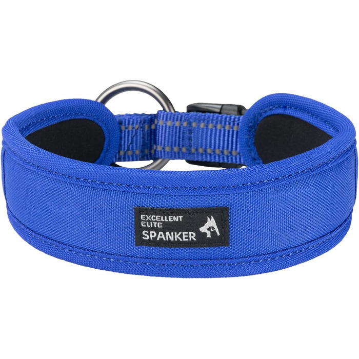 Поводок для собак Exceent Eite Spanker, чорний, XL. Міцний матеріал PU, регульований, для великих собак, навчання, прогулянки.