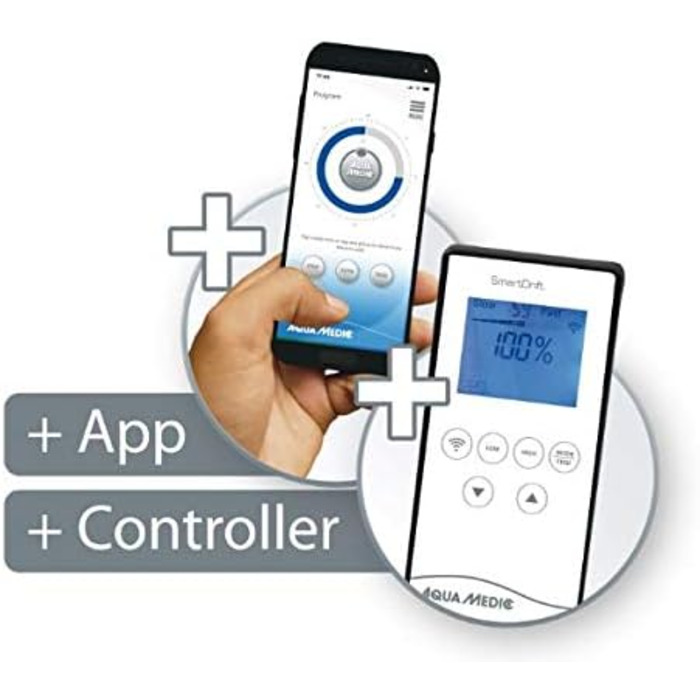 Aqua Medic SmartDrift 3.1 — компактна ультратиха течієва помпа з керуванням через додаток або контролер