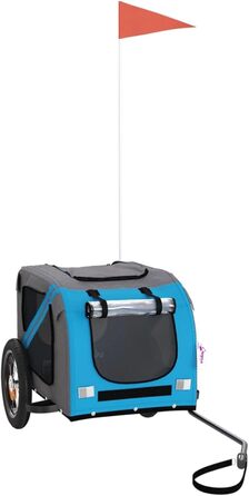 Причіп для велосипеда ARKEM для собак, блакитний та сірий, Oxford-тканина та метал