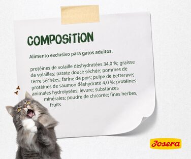 Сухий корм для котів JOSERA NatureCat з лососем та птицею, 10 кг (набір 2х5 кг)