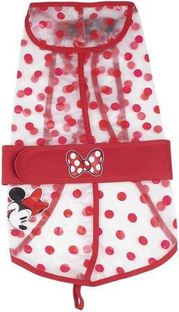 Дощовик для собак Minnie Mouse від Cerdá - офіційна ліцензія Disney, водонепроникний, багатокольоровий