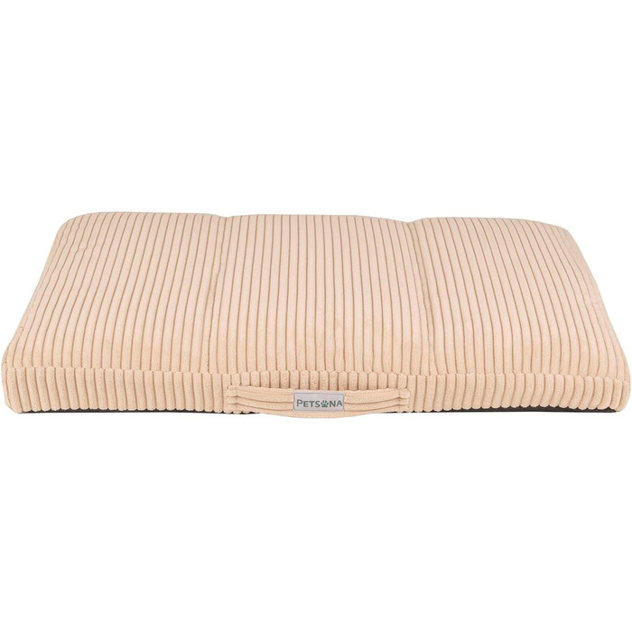 Килимок для собак, м'який лежак з рифленого трикотажу, неслизька підкладка, зелений, L (70x50x5 см)