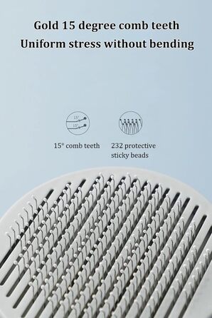 Щітка для котів та собак, універсальна для довгої та короткої шерсті, жовта