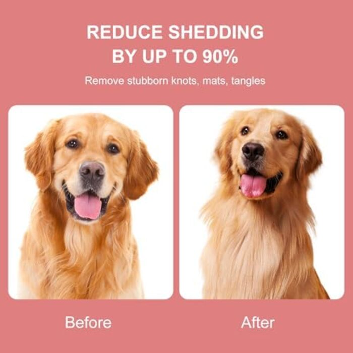Професійна щітка для грумінгу собак та котів, видаляє підшерсток, розплутує шерсть (18 лез)