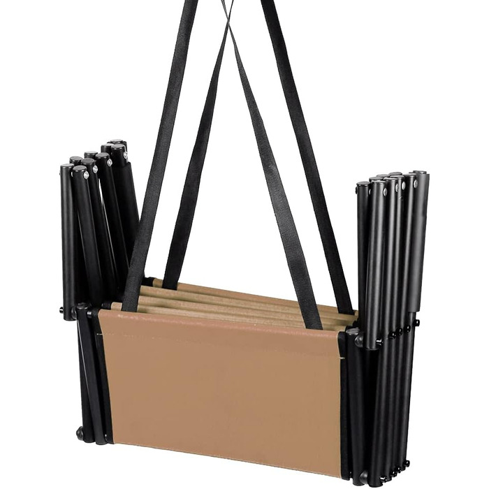 Складана та регульована рампа для собак великих та малих порід, драбина для домашніх тварин, 75 кг, акумуляторна, для всіх автомобілів, коричнева