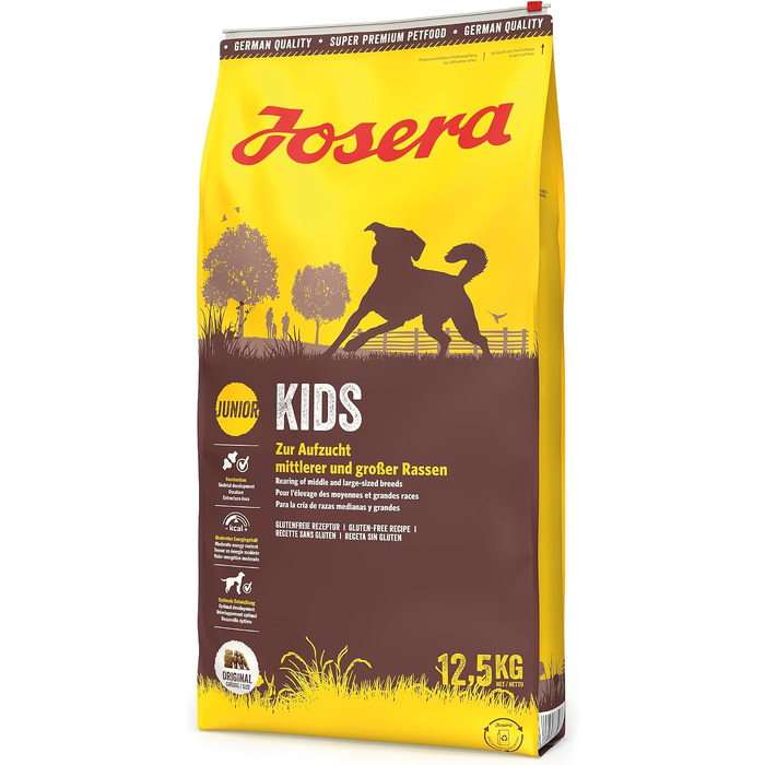 Сухий корм Josera Kids для цуценят великих порід, 12.5 кг