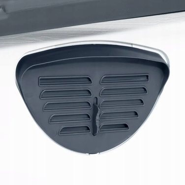 Будник для собак із поліпропілену, 90,5x68x66 см (сірий, білий, чорний)