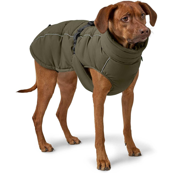 HUNTER Hundemantel Paxson оливковий, теплий, водонепроникний, для собак, розмір 50