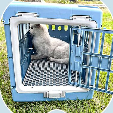 Транспортна переноска для котів та собак, складана, дихаюча, для подорожей - переноска для кошенят, цуценят, для авто, літака, кемпінгу