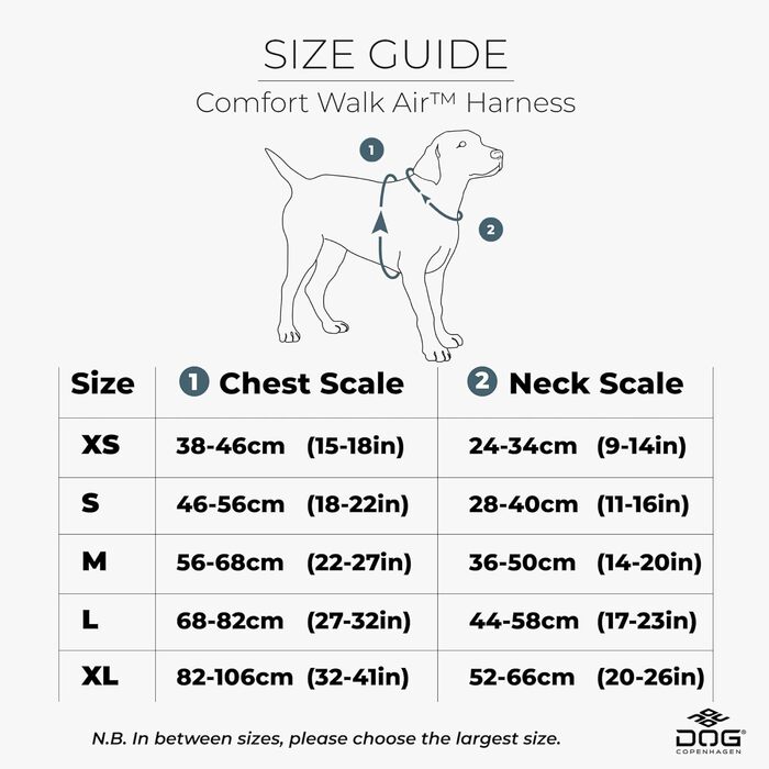 Шлея для собак DOG Copenhagen Comfort Walk Air V2, червона, XL
