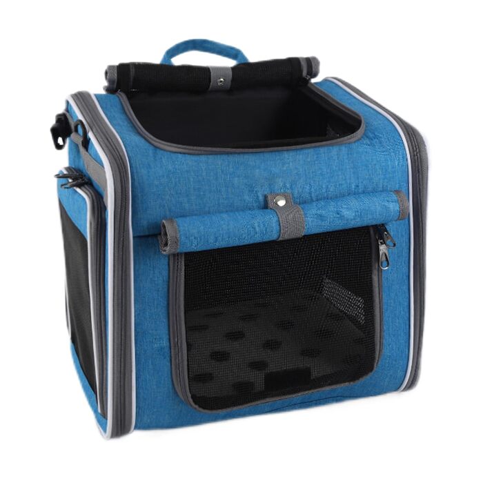 Корзина для собак на велосипед | Дихаючий переноска-рюкзак, регульована сумка для прогулянок, подорожей, кемпінгу, велопоходів, транспортування