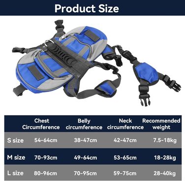 Рюкзак для собак Cyrank: зручний та безпечний для прогулянок та подорожей (L)