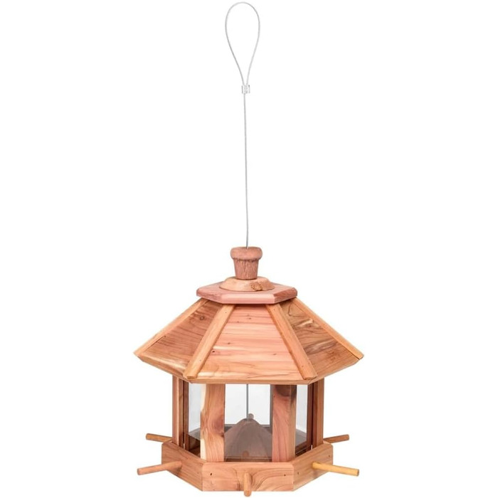 Дерев'яний годівниця для птахів, годівнична станція 26x26x27 см