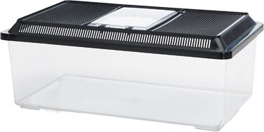 Контейнер для тварин Fauna-Box Low чорний 50,5x30,5x18 см, 18 л