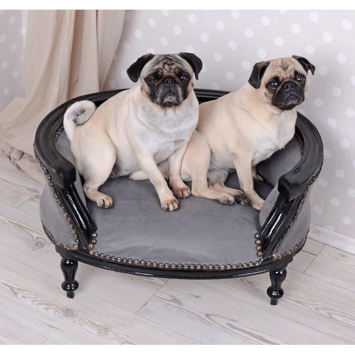 Собаче ліжко в стилі барокко з дерева, 70 см - Palazzo Exclusiv