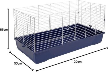 Клітка для гризунів Kerbl Maxi Baldo Twin 120, двоповерхова, 120x53x86 см