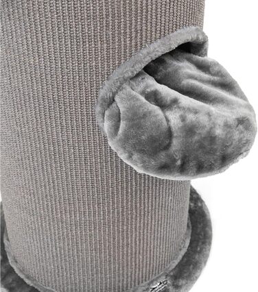 Котячий будиночок та когтеточка Olivia - антрацит, 40x40x100 см