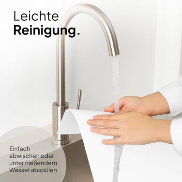 Підкладка під миску для кота Pretty PAW® 60x40 см - неслизька та водовідштовхувальна | Аксесуар для фонтанчика та миски Pretty Paw | Захист підлоги від бруду та води (Білий, Extra Wide)