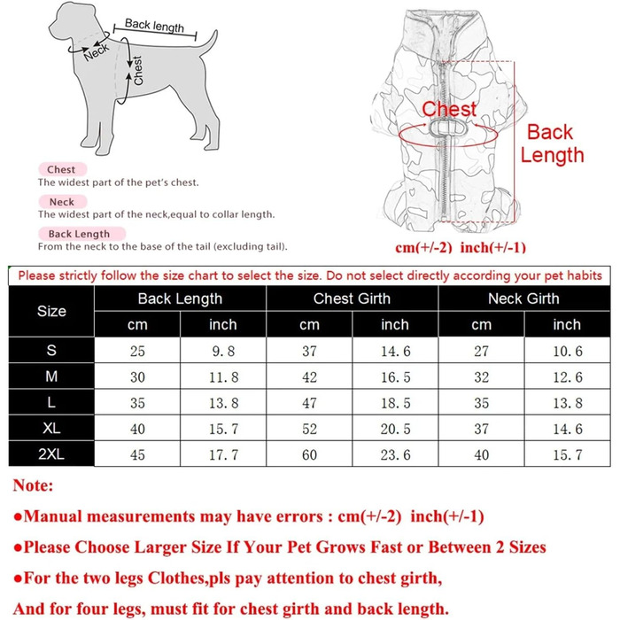 Водонепроникний зимовий одяг для собак, теплий одяг для цуценят з кільцем D, світловідбиваючий камуфляжний комбінезон для маленьких та середніх собак (наприклад, чихуахуа) (Blue,M)
