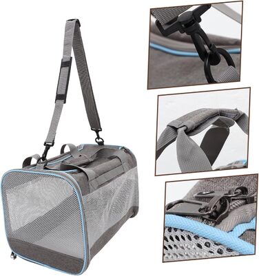 Транспортна сумка для котів Hemobllo: м'яка переноска для маленьких котів, кроликів та цуценят. Зручна та дихаюча переноска для подорожей