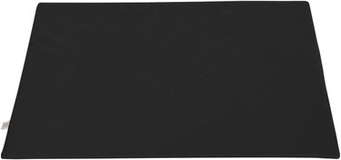 Килимок для собак BARRY & LUCY: лежанка, килимок в авто, килимок для годування. Легкий догляд, водонепроникний, штучна шкіра (55x75/75x55, чорний)