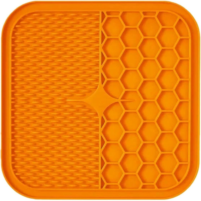 Набір мисок для собак WANGPENG з повільною годівлею, 3 шт., силікон, блакитний, 15*15 см