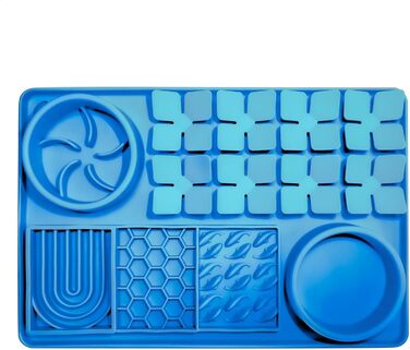 Килимок для годування собак та котів Slow Feeder з силікону, блакитний