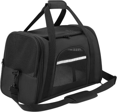 Транспортна сумка для котів та собак SHJOEE, розширювана, складана, 43x28x25 см.