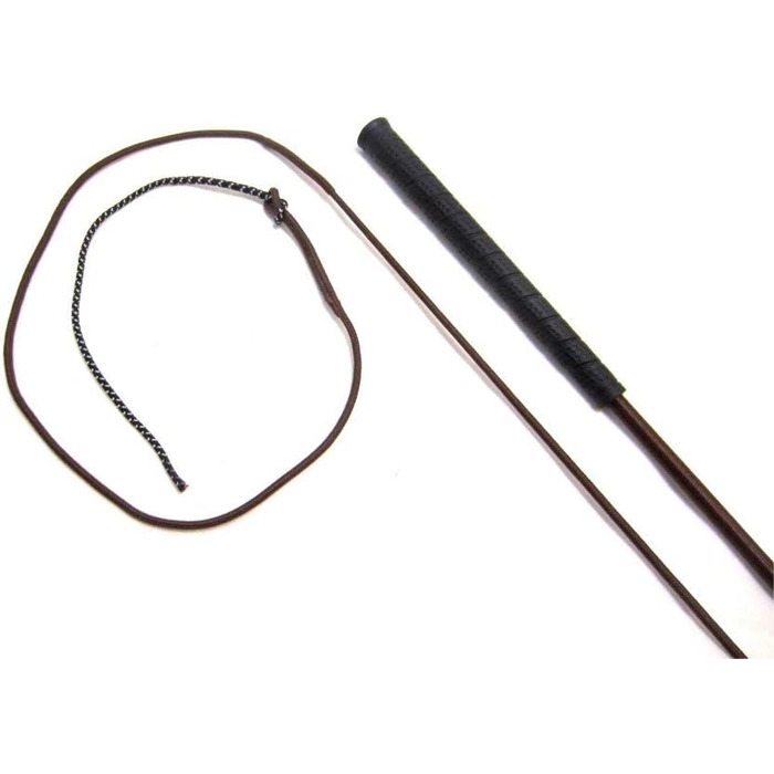 Вертикальна батогом для коней 120/100 см - 3 кольори, для роботи на землі, верхової їзди, свободи, чорний колір, довжина 100 см