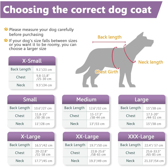 SAWMONG Теплий флісовий худі для собак з капюшоном, вітро- та водонепроникний, з підкладкою з флісу та бавовни, тепла куртка для собак, для холодної погоди, одяг для домашніх тварин, середніх та великих порід (XS, XS: Довжина 23 см, Обхват грудей 25-30 см