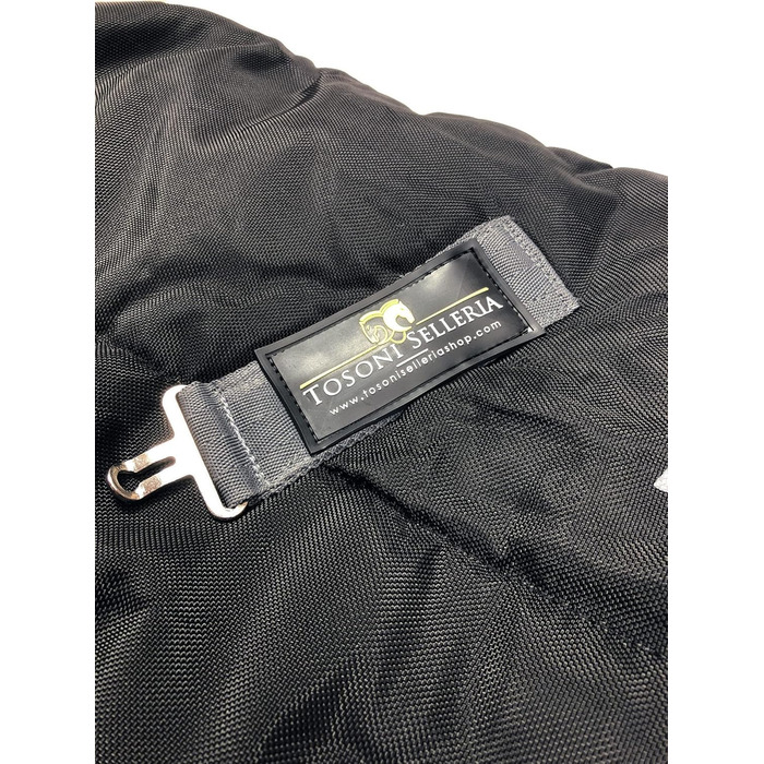 Зимова деки для коня, 500g, утеплена, м'яка, зручна, для стійла, чорна, 128 см