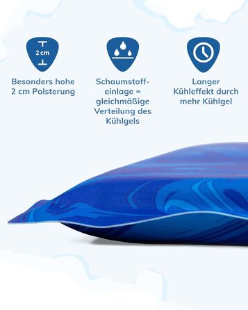 Охолоджувальний килимок для собак TrendPet Arctic Comfort, самоохолоджуюча підстилка для домашніх тварин, преміум-якість, потовщена (75x55 см)