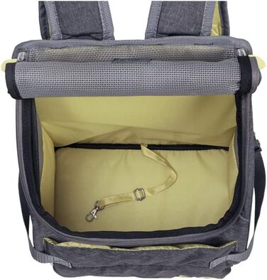 Сумка Nobby Fronttasche Malta сірого/гірчичного кольору, 35 x 22 x 40 см, 1 шт.