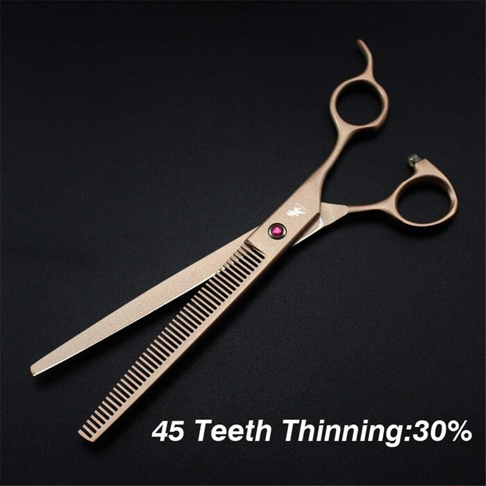 Набір професійних ножиць для грумінгу собак LIUSU, 7 шт., висока якість, 8 дюймів, Tyrant Gold