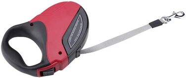 Леєнка для собак 5M з відбиваючим ефектом, автоматична, нейлонова, міцна, з нашийником, для прогулянок та дресирування