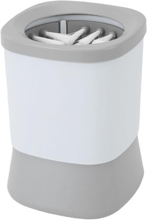 Електричний очищувач лап для собак та котів Hamwesh, 2 швидкості, 360° оберт, для собак та котів маленьких та середніх порід, портативний, знімні силіконові щетинки