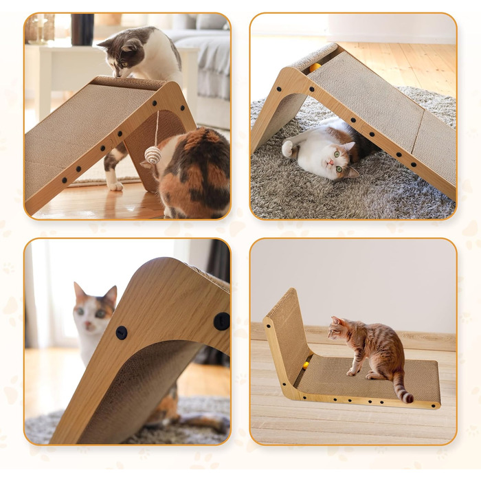 Кігтеточка для котів 68 см: велика, з картону, XXL, ліжко, ковдра та меблі для котів