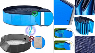 Великий посилений садовий басейн для собак XXL — Меганабір