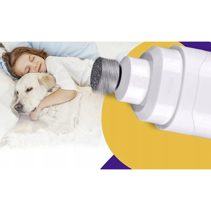 Електрична шліфувальна машинка для собак та котів – 3-в-1, USB-зарядка, 8000 об/хв, тиха та безпечна, ергономічна, для маленьких, середніх та великих тварин