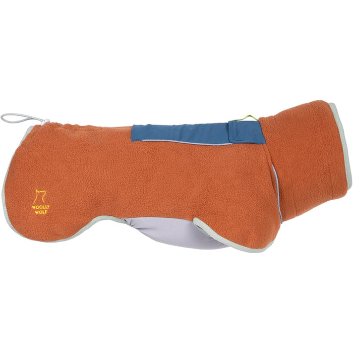 Вовняний Вовк Alpha 360 Флісовий Пуловер для Великих Собак, Розмір 65, Теракотовий - Теплий та М'який Пуловер з Регульованою Посадкою, 100% Перероблених Матеріалів