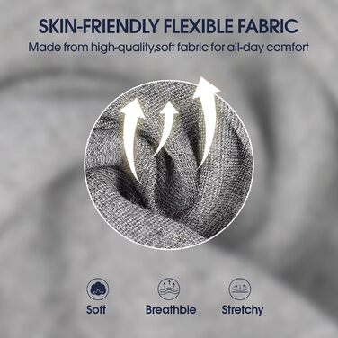 Післяопераційний комбінезон для собак IECOii з довгим рукавом та захистом від облизування, сірий, розмір L